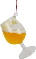 Kurt S. Adler glazen kerstbal glas speciaal bier 8.5cm transparant - afbeelding 1