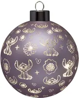 Kurt S. Adler glazen kerstbal met verlichting Disney Stitch 10cm grijs - afbeelding 1