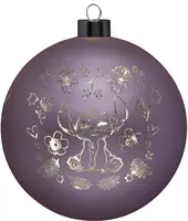 Kurt S. Adler glazen kerstbal met verlichting Disney Stitch 15cm grijs - afbeelding 1