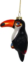 Kurt S. Adler glazen kerstbal toekan 12cm multi - afbeelding 1