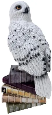 Kurt S. Adler harry potter kerstbeeld hedwig 44cm wit - afbeelding 1
