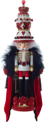 Kurt S. Adler hollywood notenkraker hartenkoning 48cm multi - afbeelding 1