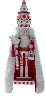 Kurt S. Adler Hollywood notenkraker hartenkoning 49.5cm rood, wit - afbeelding 1