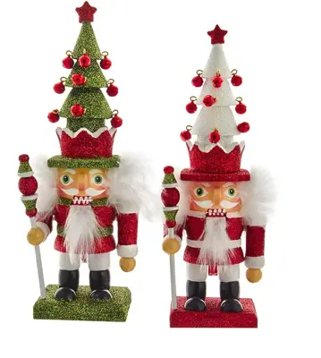 Kurt S. Adler Hollywood notenkraker kerstboom 23cm multi - afbeelding 1