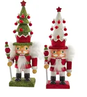 Kurt S. Adler Hollywood notenkraker kerstboom 23cm multi - afbeelding 1