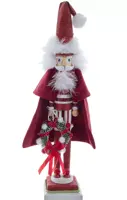 Kurt S. Adler Hollywood notenkraker kerstman met krans 51cm multi - afbeelding 1