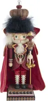 Kurt S. Adler Hollywood notenkraker koning 46cm burgundy - afbeelding 1