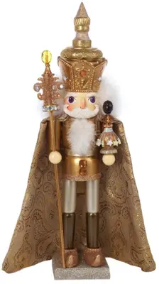 Kurt S. Adler hollywood notenkraker koning 46cm goud - afbeelding 1