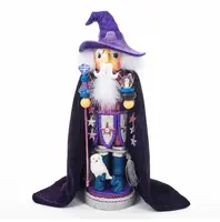 Kurt S. Adler hollywood notenkraker tovenaar 46cm paars - afbeelding 1