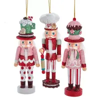 Kurt S. Adler houten kerstbal notenkraker 15cm multi  - afbeelding 1