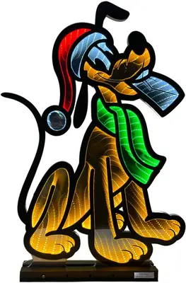 Kurt S. Adler infinity light disney pluto geel  - afbeelding 1