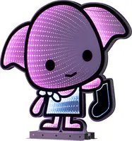 Kurt S. Adler infinity light Harry Potter Dobby roze - afbeelding 1