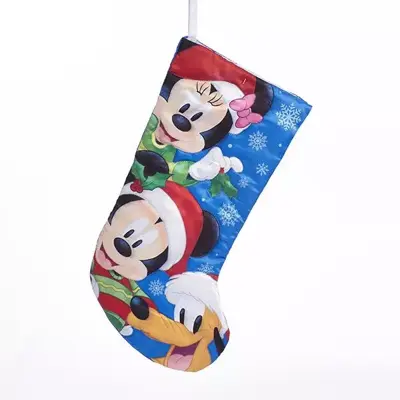 Kurt S. Adler kerstsok disney mickey mouse & friends 46cm blauw - afbeelding 1