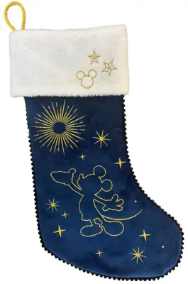 Kurt S. Adler kerstsok disney mickey mouse sterrenhemel 45cm blauw - afbeelding 1