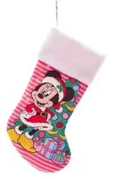 Kurt S. Adler kerstsok disney minnie mouse met kerstboom 48cm roze - afbeelding 1