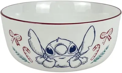 Kurt S. Adler kom keramiek disney stitch 14x6.5cm   - afbeelding 1