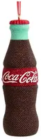 Kurt S. Adler kunststof kerstbal coca-cola flesje 11cm rood  kopen?