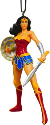 Kurt S. Adler kunststof kerstbal DC Comics Wonder Woman 10cm multi - afbeelding 1
