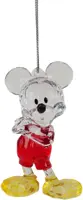 Kurt S. Adler kunststof kerstbal Disney 100 jaar Mickey Mouse 8cm multi - afbeelding 1