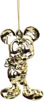 Kurt S. Adler kunststof kerstbal Disney 100 jaar Mickey Mouse 8cm goud - afbeelding 1