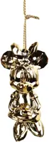 Kurt S. Adler kunststof kerstbal Disney 100 jaar Minnie Mouse 8cm goud - afbeelding 1