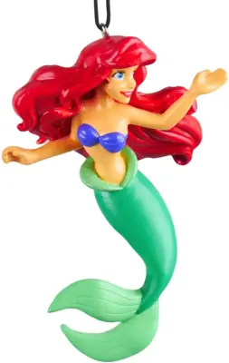 Kurt S. Adler kunststof kerstbal Disney Ariel 9cm multi - afbeelding 1
