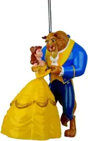 Kurt S. Adler kunststof kerstbal Disney Belle en het Beest 9cm multi - afbeelding 1