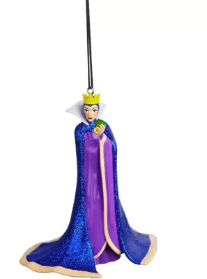 Kurt S. Adler kunststof kerstbal Disney Boze Koningin 10cm multi - afbeelding 1