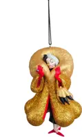 Kurt S. Adler kunststof kerstbal Disney Cruella 10.5cm multi - afbeelding 1