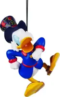 Kurt S. Adler kunststof kerstbal Disney Dagobert Duck 11.5cm multi - afbeelding 1