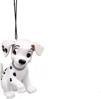 Kurt S. Adler kunststof kerstbal Disney Dalmatier 9cm wit - afbeelding 1
