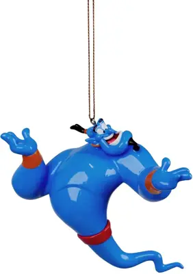 Kurt S. Adler kunststof kerstbal Disney Geest 8cm blauw - afbeelding 1