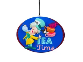 Kurt S. Adler kunststof kerstbal Disney Gekke Hoedenmaker 10cm multi - afbeelding 1
