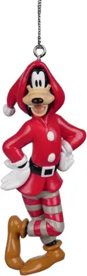 Kurt S. Adler kunststof kerstbal Disney Goofy 10cm multi - afbeelding 1