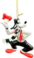 Kurt S. Adler kunststof kerstbal Disney Goofy vintage 9cm multi - afbeelding 1