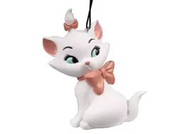 Kurt S. Adler kunststof kerstbal Disney Marie 10cm wit - afbeelding 1