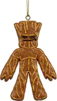 Kurt S. Adler kunststof kerstbal Disney Marvel peperkoek Groot 7cm bruin - afbeelding 1