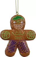 Kurt S. Adler kunststof kerstbal Disney Marvel peperkoek Hulk 8cm bruin - afbeelding 1