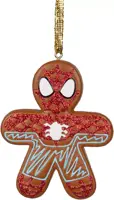 Kurt S. Adler kunststof kerstbal Disney Marvel peperkoek Spiderman 7cm bruin - afbeelding 1