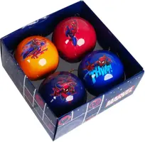 Kurt S. Adler kunststof kerstbal disney marvel spiderman 7.5cm multi 4 stuks - afbeelding 1