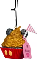 Kurt S. Adler kunststof kerstbal disney mickey mouse cupcake 5cm multi  kopen?