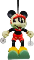 Kurt S. Adler kunststof kerstbal Disney Mickey Mouse ski 9cm multi - afbeelding 1