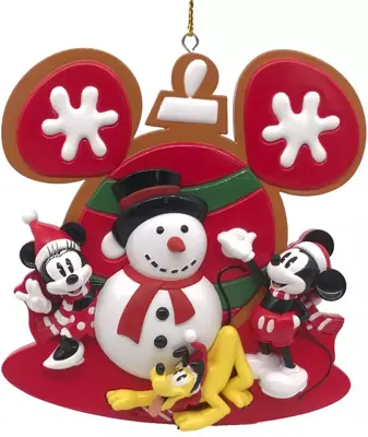 Kurt S. Adler kunststof kerstbal Disney Mickey's club 11cm multi - afbeelding 1