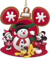 Kurt S. Adler kunststof kerstbal Disney Mickey's club 11cm multi - afbeelding 1