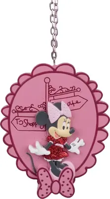 Kurt S. Adler kunststof kerstbal Disney Minnie Mouse 11cm roze - afbeelding 1