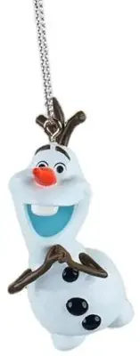 Kurt S. Adler kunststof kerstbal Disney Olaf 6.5cm wit - afbeelding 1