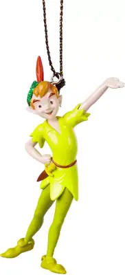 Kurt S. Adler kunststof kerstbal Disney Peter Pan 6cm groen - afbeelding 1