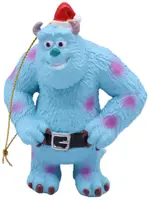 Kurt S. Adler kunststof kerstbal Disney Pixar Sulley 10cm blauw - afbeelding 1
