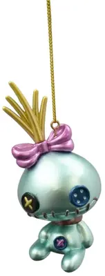 Kurt S. Adler kunststof kerstbal Disney Scrump 9cm groen - afbeelding 1