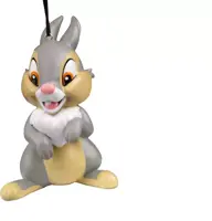 Kurt S. Adler kunststof kerstbal Disney Stampertje 9cm grijs - afbeelding 1